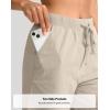 imageG Gradual Womens Bermuda Shorts 11quot Knee Length Long Comfy Drawstring Walking Shorts for Women with Deep PocketsKhaki