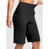 imageG Gradual Womens Bermuda Shorts 12quot Knee Length with Pockets High Waisted Stretch Long Shorts for Women Casual WalkingBlack