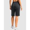imageG Gradual Womens Bermuda Shorts 12quot Knee Length with Pockets High Waisted Stretch Long Shorts for Women Casual WalkingCharcoal