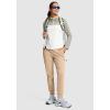 imageG Gradual Womens Fleece Lined Joggers Hiking Pants 4 Zipper Pockets High Waisted Water Resistant Winter Running SweatpantsLight Khaki
