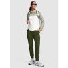 imageG Gradual Womens Fleece Lined Joggers Hiking Pants 4 Zipper Pockets High Waisted Water Resistant Winter Running SweatpantsOlive Green
