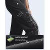 imageG Gradual Womens Fleece Lined Joggers Water Resistant Hiking Pants High Waisted Winter Thermal Sweatpants 3 Zipper PocketsBlack