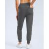 imageG Gradual Womens Fleece Lined Joggers Water Resistant Hiking Pants High Waisted Winter Thermal Sweatpants 3 Zipper PocketsCharcoal
