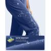 imageG Gradual Womens Fleece Lined Joggers Water Resistant Hiking Pants High Waisted Winter Thermal Sweatpants 3 Zipper PocketsDark Blue