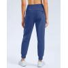imageG Gradual Womens Fleece Lined Joggers Water Resistant Hiking Pants High Waisted Winter Thermal Sweatpants 3 Zipper PocketsDark Blue