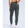 imageG Gradual Womens Fleece Lined Joggers Water Resistant Hiking Pants High Waisted Winter Thermal Sweatpants 3 Zipper PocketsDark Grey