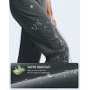 imageG Gradual Womens Fleece Lined Joggers Water Resistant Hiking Pants High Waisted Winter Thermal Sweatpants 3 Zipper PocketsDark Grey