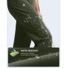imageG Gradual Womens Fleece Lined Joggers Water Resistant Hiking Pants High Waisted Winter Thermal Sweatpants 3 Zipper PocketsOlive