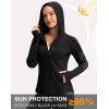 imageG Gradual Womens UPF 50 Sun Protection Hoodie Jacket Lightweight Zip Up Jackets Long Sleeve Shirts for Women Hiking OutdoorBlack