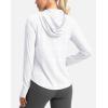 imageG Gradual Womens UPF 50 Sun Protection Hoodie Jacket Lightweight Zip Up Jackets Long Sleeve Shirts for Women Hiking OutdoorBlack Dot