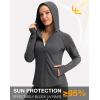 imageG Gradual Womens UPF 50 Sun Protection Hoodie Jacket Lightweight Zip Up Jackets Long Sleeve Shirts for Women Hiking OutdoorDark Grey