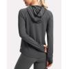 imageG Gradual Womens UPF 50 Sun Protection Hoodie Jacket Lightweight Zip Up Jackets Long Sleeve Shirts for Women Hiking OutdoorDark Grey