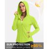 imageG Gradual Womens UPF 50 Sun Protection Hoodie Jacket Lightweight Zip Up Jackets Long Sleeve Shirts for Women Hiking OutdoorFluorescent Green