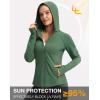 imageG Gradual Womens UPF 50 Sun Protection Hoodie Jacket Lightweight Zip Up Jackets Long Sleeve Shirts for Women Hiking OutdoorGreen