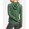 imageG Gradual Womens UPF 50 Sun Protection Hoodie Jacket Lightweight Zip Up Jackets Long Sleeve Shirts for Women Hiking OutdoorGreen