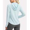 imageG Gradual Womens UPF 50 Sun Protection Hoodie Jacket Lightweight Zip Up Jackets Long Sleeve Shirts for Women Hiking OutdoorLight Blue