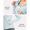 imageG Gradual Womens UPF 50 Sun Protection Hoodie Jacket Lightweight Zip Up Jackets Long Sleeve Shirts for Women Hiking OutdoorLight Blue