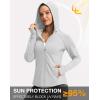 imageG Gradual Womens UPF 50 Sun Protection Hoodie Jacket Lightweight Zip Up Jackets Long Sleeve Shirts for Women Hiking OutdoorLight Grey