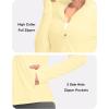 imageG Gradual Womens UPF 50 Sun Protection Hoodie Jacket Lightweight Zip Up Jackets Long Sleeve Shirts for Women Hiking OutdoorLight Yellow