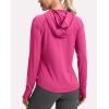 imageG Gradual Womens UPF 50 Sun Protection Hoodie Jacket Lightweight Zip Up Jackets Long Sleeve Shirts for Women Hiking OutdoorRose