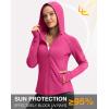 imageG Gradual Womens UPF 50 Sun Protection Hoodie Jacket Lightweight Zip Up Jackets Long Sleeve Shirts for Women Hiking OutdoorRose