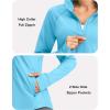 imageG Gradual Womens UPF 50 Sun Protection Hoodie Jacket Lightweight Zip Up Jackets Long Sleeve Shirts for Women Hiking OutdoorSky Blue