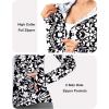 imageG Gradual Womens UPF 50 Sun Protection Hoodie Jacket Lightweight Zip Up Jackets Long Sleeve Shirts for Women Hiking OutdoorWhite Flower