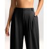 imageG Gradual Womens Wide Leg Pants High Waisted Waffle Knit Business Casual Slacks 2025 Office Dress Trousers Pants for WomenBlack