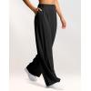 imageG Gradual Womens Wide Leg Pants High Waisted Waffle Knit Business Casual Slacks 2025 Office Dress Trousers Pants for WomenBlack