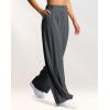 imageG Gradual Womens Wide Leg Pants High Waisted Waffle Knit Business Casual Slacks 2025 Office Dress Trousers Pants for WomenDark Grey