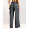 imageG Gradual Womens Wide Leg Pants High Waisted Waffle Knit Business Casual Slacks 2025 Office Dress Trousers Pants for WomenDark Grey