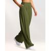 imageG Gradual Womens Wide Leg Pants High Waisted Waffle Knit Business Casual Slacks 2025 Office Dress Trousers Pants for WomenEstate Green