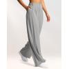 imageG Gradual Womens Wide Leg Pants High Waisted Waffle Knit Business Casual Slacks 2025 Office Dress Trousers Pants for WomenLight Grey