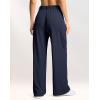 imageG Gradual Womens Wide Leg Pants High Waisted Waffle Knit Business Casual Slacks 2025 Office Dress Trousers Pants for WomenNavy