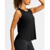 imageG Gradual Workout Tank Top for Women Sleeveless Athletic Yoga Tops High Neck Quick Dry Running Tennis Sports Shirts for WomenBlack