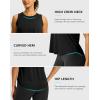 imageG Gradual Workout Tank Top for Women Sleeveless Athletic Yoga Tops High Neck Quick Dry Running Tennis Sports Shirts for WomenBlack