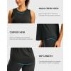 imageG Gradual Workout Tank Top for Women Sleeveless Athletic Yoga Tops High Neck Quick Dry Running Tennis Sports Shirts for WomenCharcoal