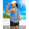 imageG Gradual Workout Tank Top for Women Sleeveless Athletic Yoga Tops High Neck Quick Dry Running Tennis Sports Shirts for WomenDusty Blue
