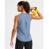imageG Gradual Workout Tank Top for Women Sleeveless Athletic Yoga Tops High Neck Quick Dry Running Tennis Sports Shirts for WomenDusty Blue