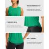 imageG Gradual Workout Tank Top for Women Sleeveless Athletic Yoga Tops High Neck Quick Dry Running Tennis Sports Shirts for WomenGreen
