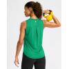 imageG Gradual Workout Tank Top for Women Sleeveless Athletic Yoga Tops High Neck Quick Dry Running Tennis Sports Shirts for WomenGreen