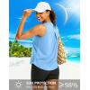 imageG Gradual Workout Tank Top for Women Sleeveless Athletic Yoga Tops High Neck Quick Dry Running Tennis Sports Shirts for WomenHaze Blue