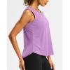 imageG Gradual Workout Tank Top for Women Sleeveless Athletic Yoga Tops High Neck Quick Dry Running Tennis Sports Shirts for WomenLight Purple