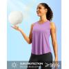 imageG Gradual Workout Tank Top for Women Sleeveless Athletic Yoga Tops High Neck Quick Dry Running Tennis Sports Shirts for WomenLight Purple
