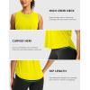 imageG Gradual Workout Tank Top for Women Sleeveless Athletic Yoga Tops High Neck Quick Dry Running Tennis Sports Shirts for WomenLuminous Yellow