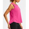 imageG Gradual Workout Tank Top for Women Sleeveless Athletic Yoga Tops High Neck Quick Dry Running Tennis Sports Shirts for WomenMagenta