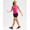 imageG Gradual Workout Tank Top for Women Sleeveless Athletic Yoga Tops High Neck Quick Dry Running Tennis Sports Shirts for WomenMagenta