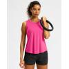 imageG Gradual Workout Tank Top for Women Sleeveless Athletic Yoga Tops High Neck Quick Dry Running Tennis Sports Shirts for WomenMagenta