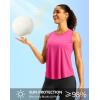 imageG Gradual Workout Tank Top for Women Sleeveless Athletic Yoga Tops High Neck Quick Dry Running Tennis Sports Shirts for WomenMagenta