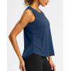 imageG Gradual Workout Tank Top for Women Sleeveless Athletic Yoga Tops High Neck Quick Dry Running Tennis Sports Shirts for WomenNavy
